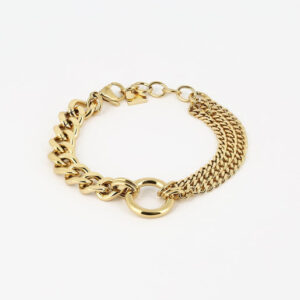 Bracelet Quatro (Acier doré)