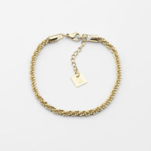 Bracelet Rice (Acier doré)