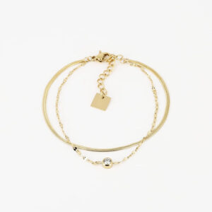 Bracelet Sahiba (Acier doré)