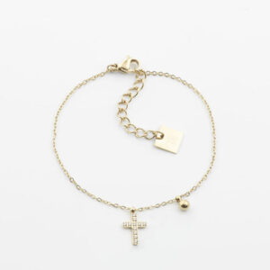 Bracelet Wedding (Acier doré)
