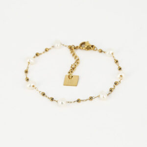 Bracelet Zoé (Acier doré)