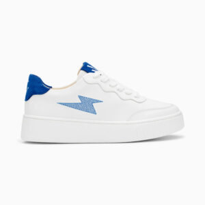 Carolane white and blue storm lace-up sneakers