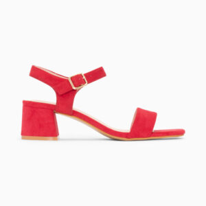 Laurie raspberry heeled sandals