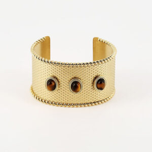 Manchette Théodora (Acier doré)