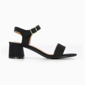 Melissa black sandals with low block heel