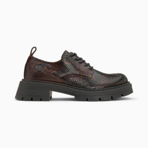 Meredith brown snake derbies with serrated sole