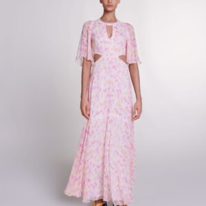 Robe longue à imprimé fleuri