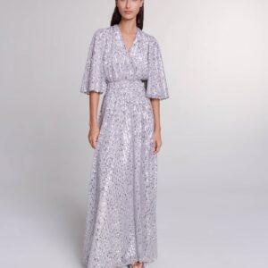 Robe longue à sequins
