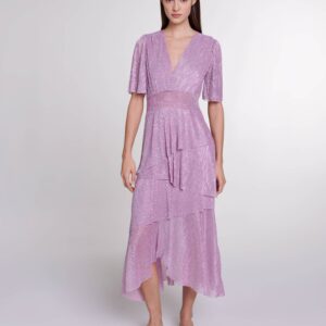 Robe longue à volants