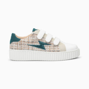 Thiem multicolored tweed storm sneakers with velcro