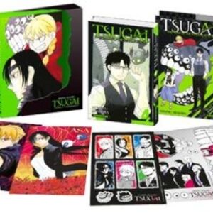 Tsugai - Daemons of the Shadow Realm Tome 4 . Coffret avec 3 planches de stickers et 2 cartes métallisées, Edition collector