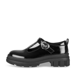 Ballerines NOIR Fille motif Uni Boucle