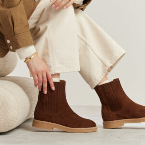 Boots Isaure - Brown suede