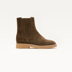 Boots Isaure - Khaki suede