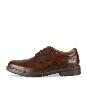 Derbies COGNAC Homme CUIR motif Uni Lacets