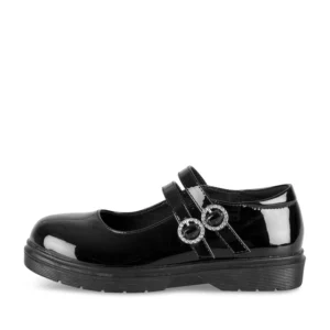 Derbies NOIR Fille motif Uni A enfiler