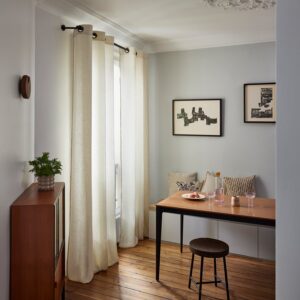 Doryan ivory gold eyelet curtain