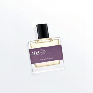 Eau de parfum 402 with vanilla, caramel and sandalwood