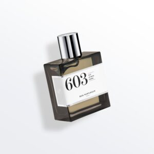 Eau de parfum 603 with leather, incense and tonka bean