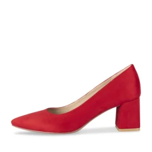 Escarpins ROUGE Femme motif Uni A enfiler