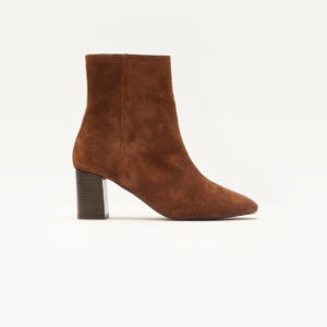 Heeled ankle boots Brune - Brown suede
