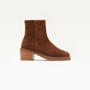 Heeled ankle boots Véronique - Brown suede