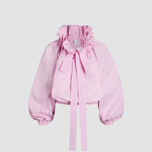 Iconic drawstring top in organic cotton - Rosebloom Pink - 44