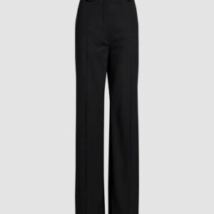 Iconic long trousers in virgin wool - Black - 44