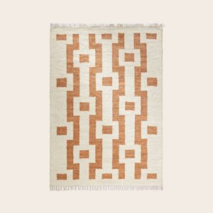 Imanol ivory and caramel carpet