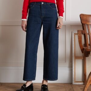 Jean large femme Émilie - coton biologique, délavage écoresponsable