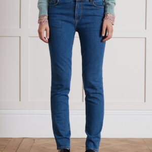 Jean slim femme Aurélie - coton biologique, délavage écoresponsable