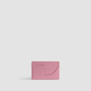 JP cardholder in leather - Rosebloom Pink - One Size