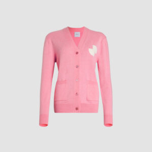 JP cardigan in sustainable wool and cashmere - Rosebloom Pink - XXL