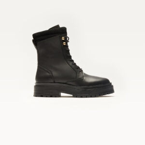 Lace-up ankle boots Tamara - Black leather