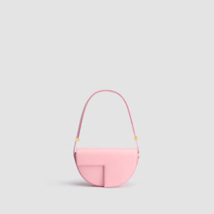 Le Petit Patou bag in leather - Rosebloom Pink - One Size