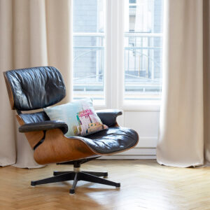 Lina natural blackout pencil pleat curtain