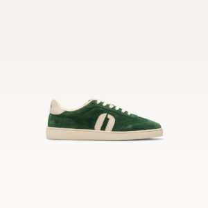 Low-top sneakers Lucia - Forest green ecru