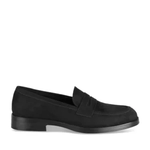 Mocassins NOIR Femme motif Uni A enfiler