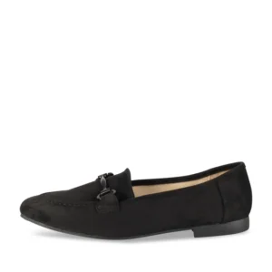 Mocassins NOIR Femme motif Uni A enfiler