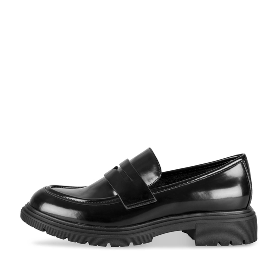 Mocassins NOIR Femme motif Uni Lacets Mocassins NOIR Femme motif Uni Lacets