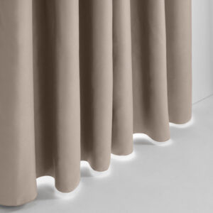 Night grey blackout eyelet curtain