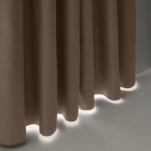 Night natural blackout eyelet curtain