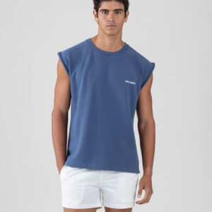Organic Cotton Sleeveless Sweatshirt RON DORFF: Skyfall