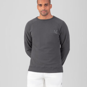 Organic Cotton Sweatshirt "DAD": Lava Grey