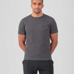 Organic Cotton T-Shirt "DAD": Lava Grey