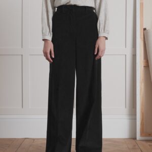 Pantalon large velours femme Sophie