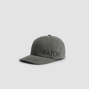 Patou cap in organic cotton denim - Anthracite - M