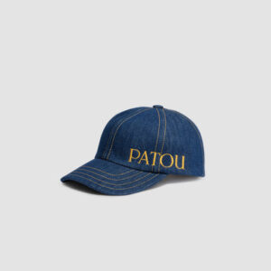 Patou cap in organic cotton denim - Rodeo Blue - L