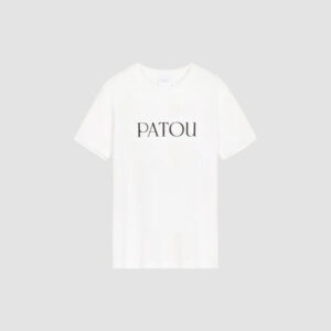 Patou logo t-shirt in organic cotton - White - XXL