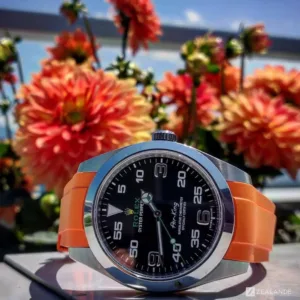 Rubber Strap for ROLEX® Air-King 40 mm (6 Digits)